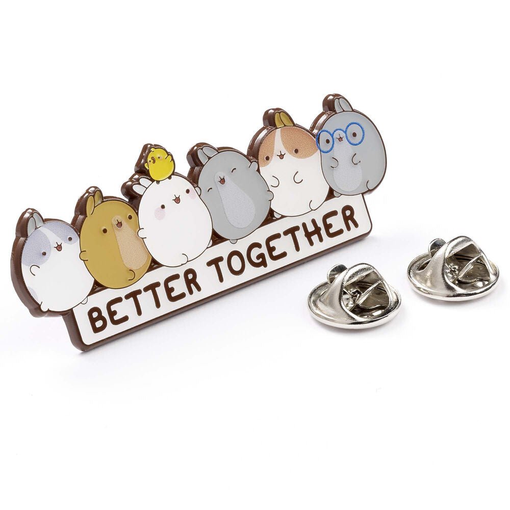 Molang Better Together Pin badge - Nerdscape