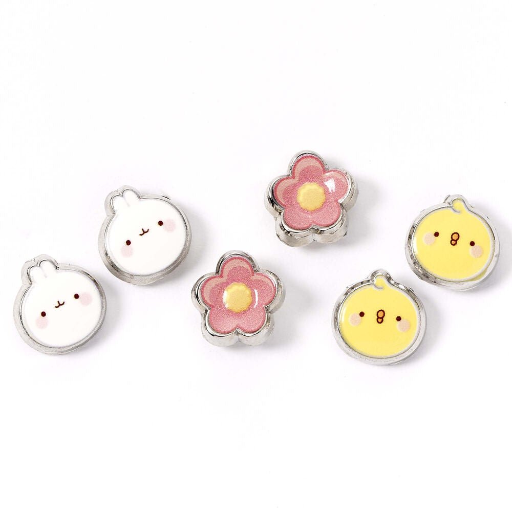 Molang set 3 pairs of earrings - Nerdscape