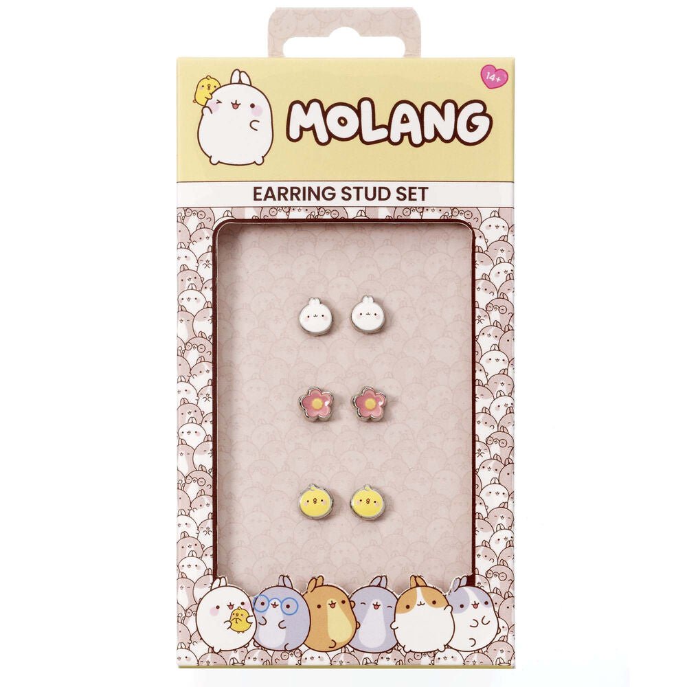 Molang set 3 pairs of earrings - Nerdscape