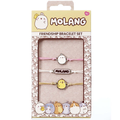 Molang set of 3 friendship bracelets - Nerdscape