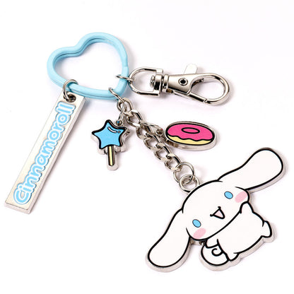 Hello Kitty Cinnamoroll keychain Nerdscape