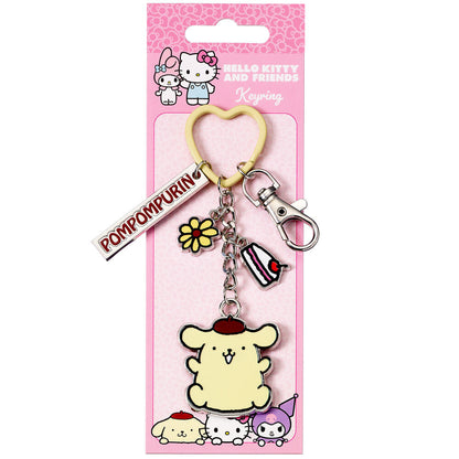 Hello Kitty Pompompurin keychain Nerdscape