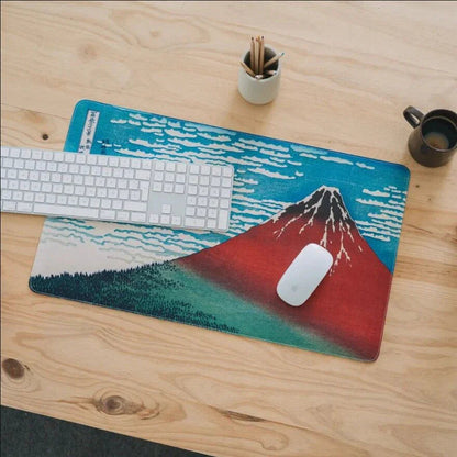 Nerdscape Desk Mat The Great Wave of Kanagawa Hokusai – Tappetino da Collezione 80x35cm Waterproof & Antiscivolo Nerdscape