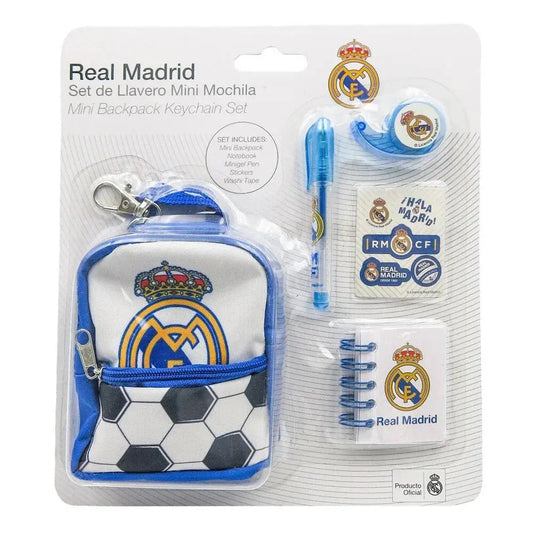 Real Madrid Stationery mini backpack set Nerdscape