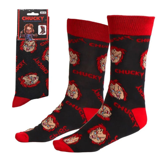 Chucky adult socks