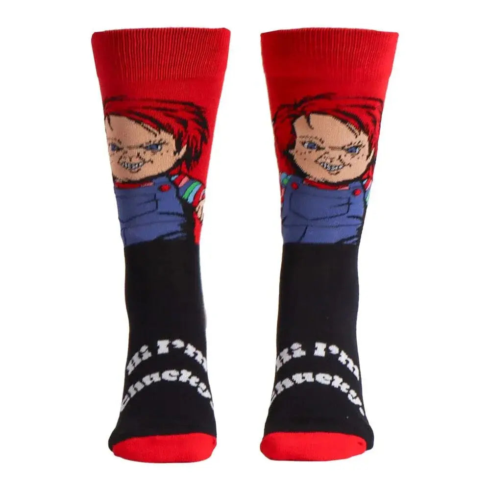 Chucky adult socks Nerdscape
