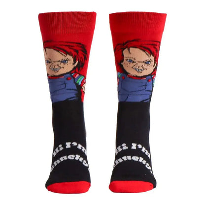 Chucky adult socks Nerdscape