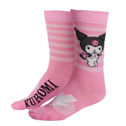 Hello Kitty Kuromi pack 3 adult socks Nerdscape