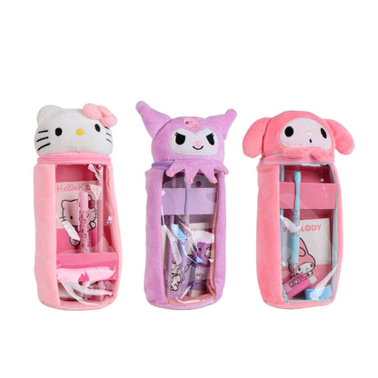 Disney Hello Kitty assorted plush pencil case
