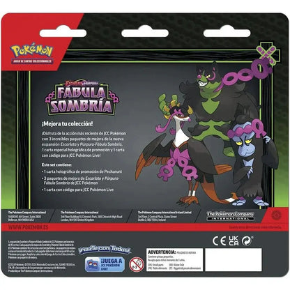 Spanish Pokemon Scarlet and Purple Shrouded Fable blister set of collectible cards Nerdscape