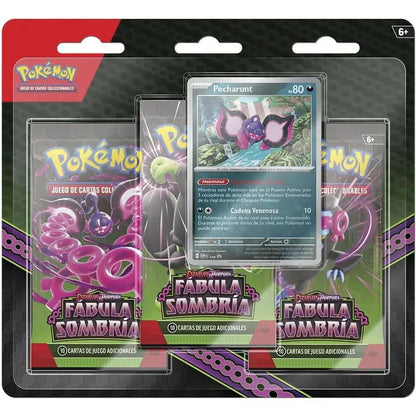 Spanish Pokemon Scarlet and Purple Shrouded Fable blister set of collectible cards Nerdscape