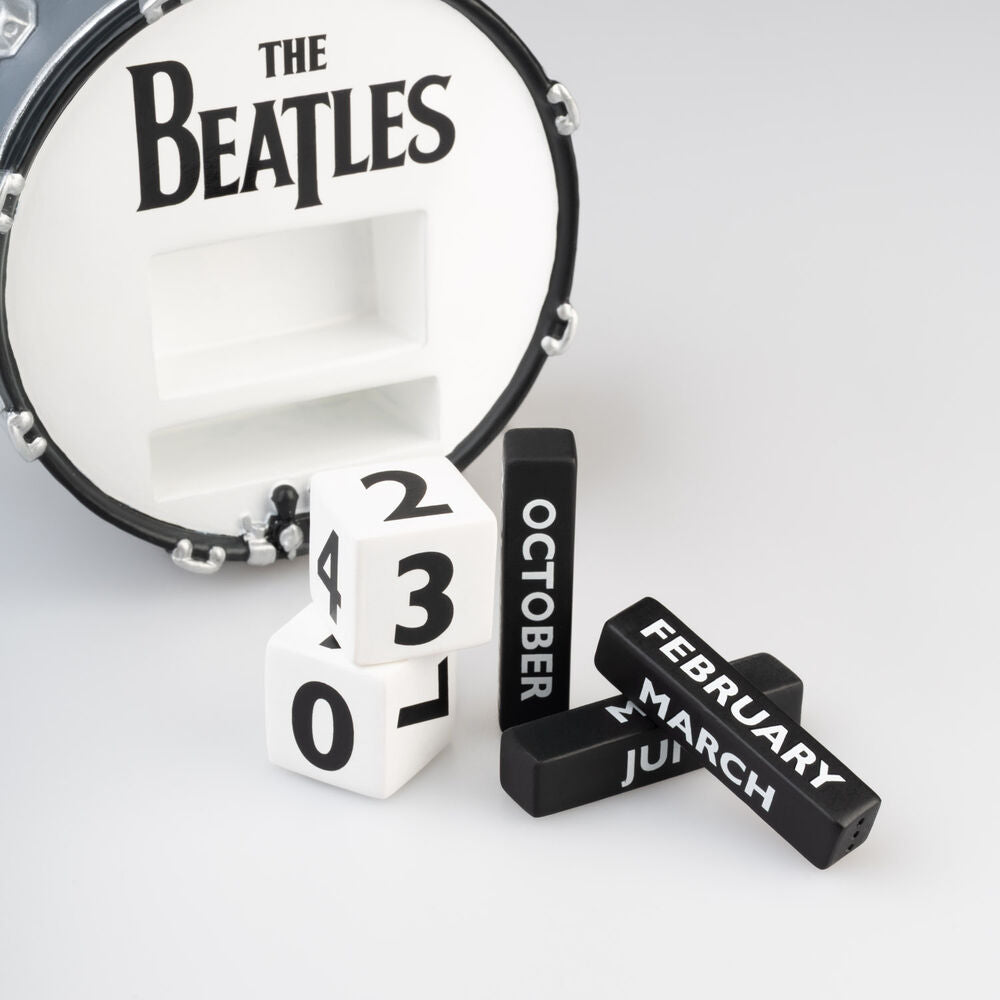The Beatles Calendario Perpetuo 3D - Figura da Collezione Nerdscape, Emozioni e Ironia per Veri Fan Nerdscape