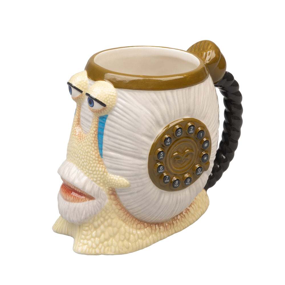 One Piece Den Den Mushi 800ml hand-painted dolomite jug with embossed design and gloss finish