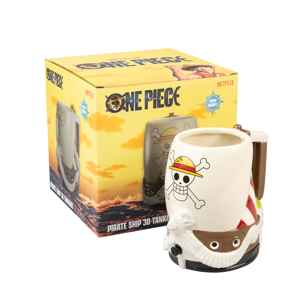 Funko Pop! One Piece Going Merry - Figura da Collezione Nerdscape - Dolomite 750ml, Hand-Painted, Gloss Finish Nerdscape