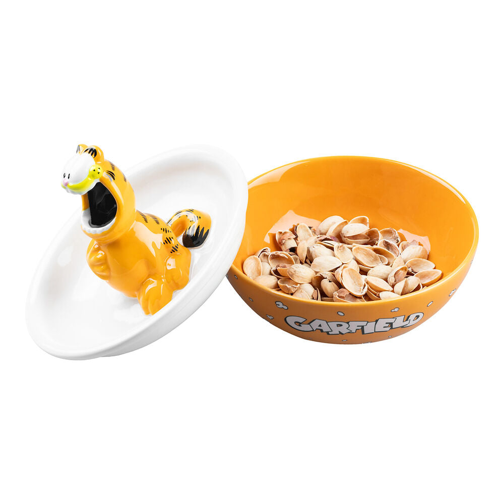 Garfield 3D Bowl Snack Dolomite con Coperchio Funzionale - Nerdscape Nerdscape