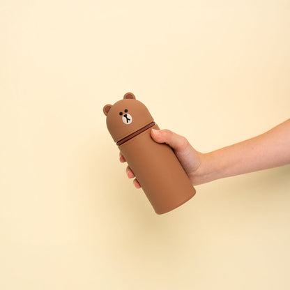 Line Friends Brown 3D pencil case