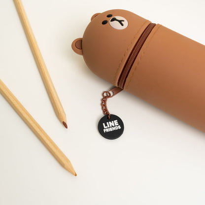 Line Friends Brown 3D pencil case