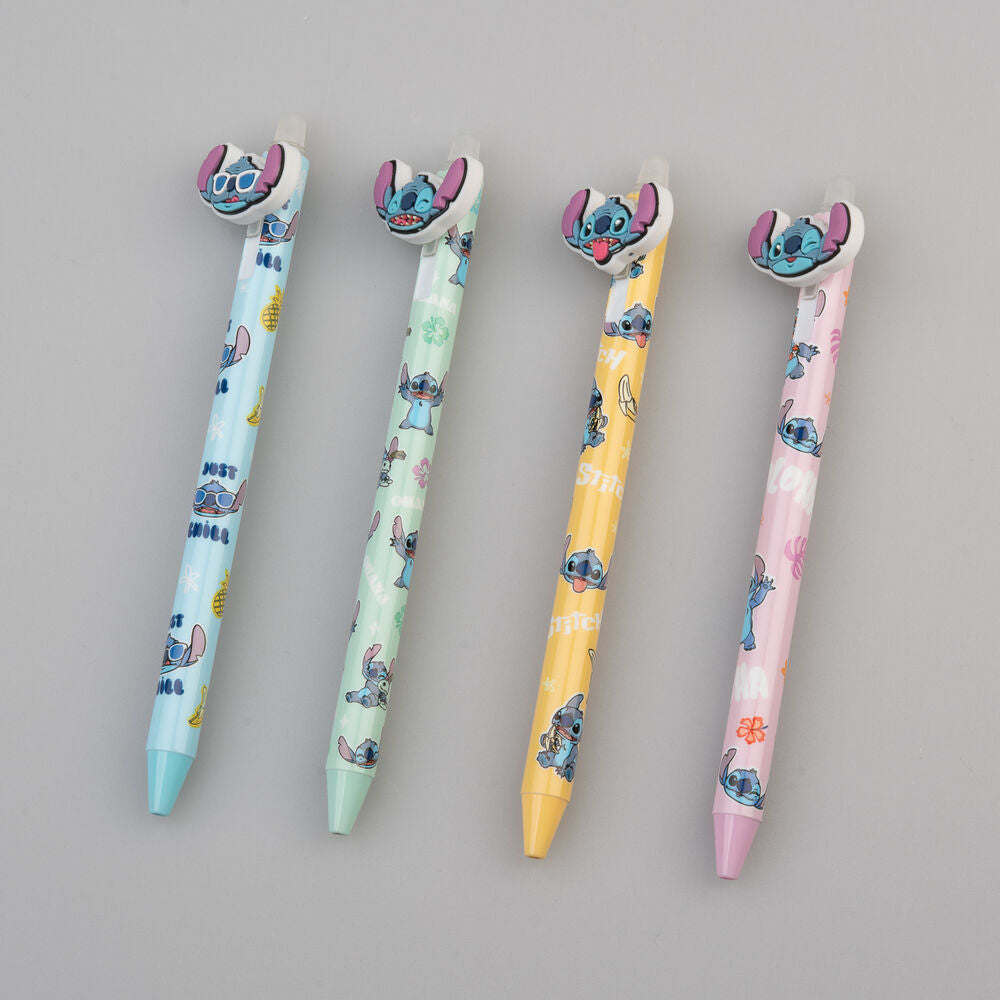 Disney Penna Gel Cancellabile Stitch Tropical con Clip e Gomma Integrata - Nerdscape Nerdscape