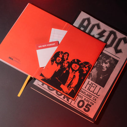 AC/DC Premium A5 notebook