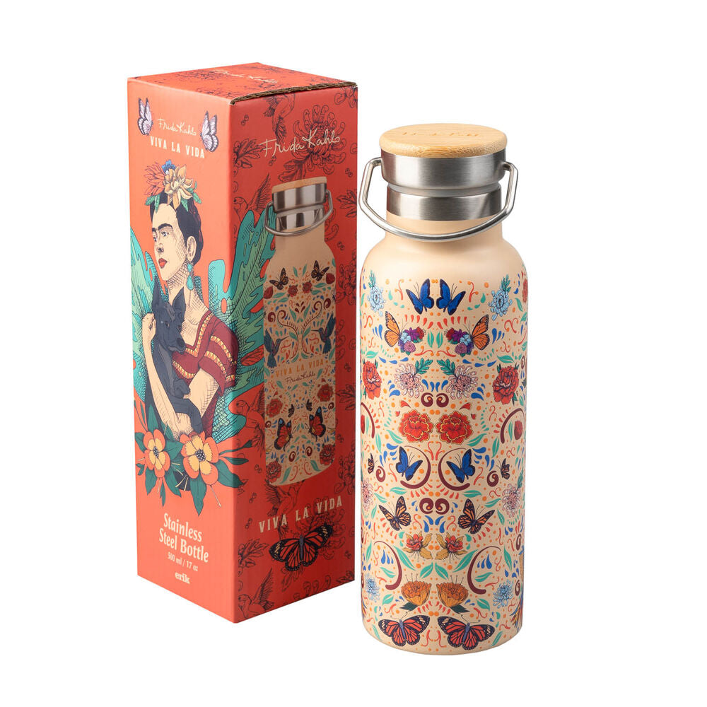 Frida Kahlo Long Live Life Stainless steel bottle 500ml Nerdscape