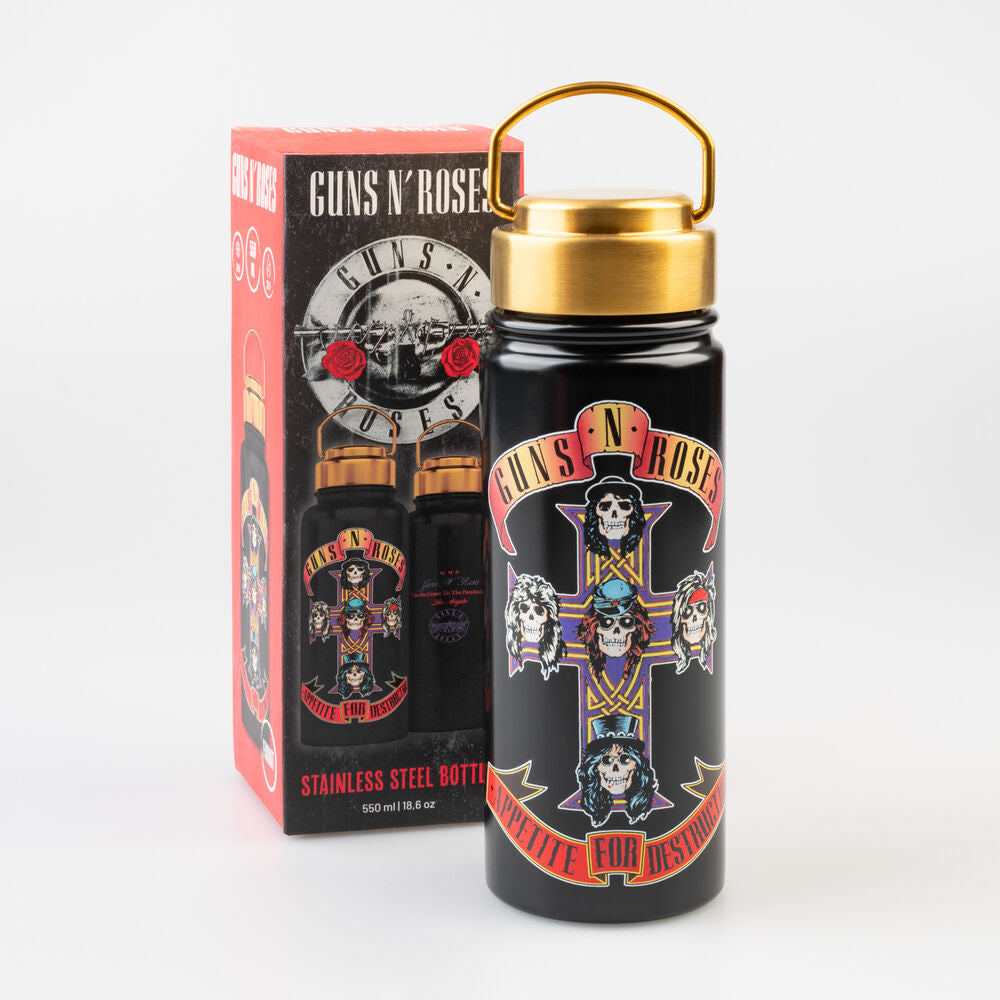 Guns N' Roses Bottiglia Termica Acciaio Inox 500ml – Nerdscape Nerdscape