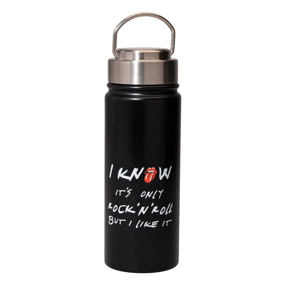 The Rolling Stones Bottiglia Acciaio Inox 500ml con Tappo Ermetico - Nerdscape Nerdscape