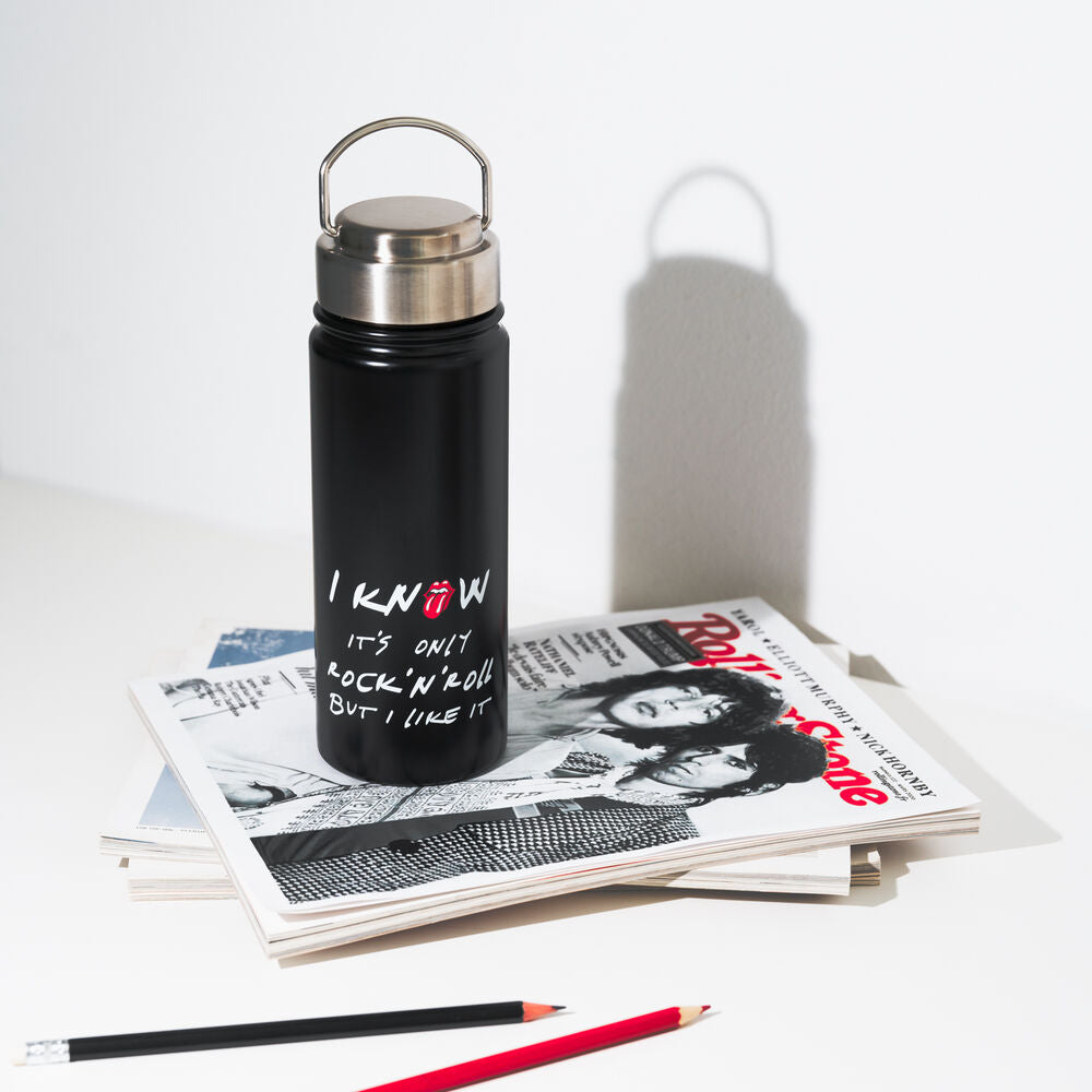 The Rolling Stones Bottiglia Acciaio Inox 500ml con Tappo Ermetico - Nerdscape Nerdscape