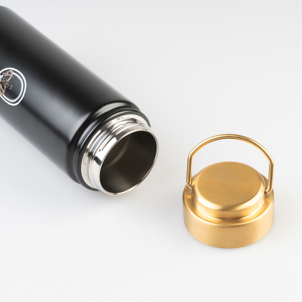 Queen Bottiglia Acciaio Inox 500ml con Tappo Ermetico e Manico - Nerdscape Nerdscape