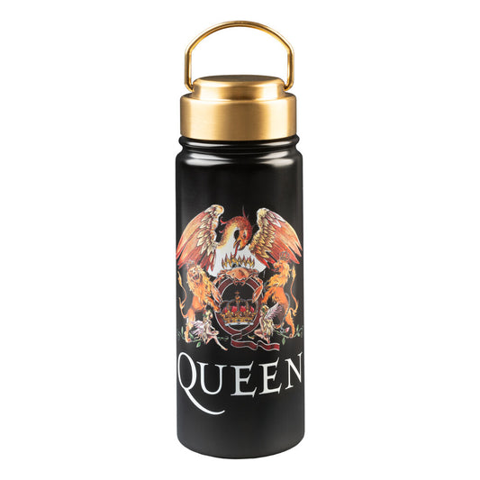 Queen Bottiglia Acciaio Inox 500ml con Tappo Ermetico e Manico - Nerdscape