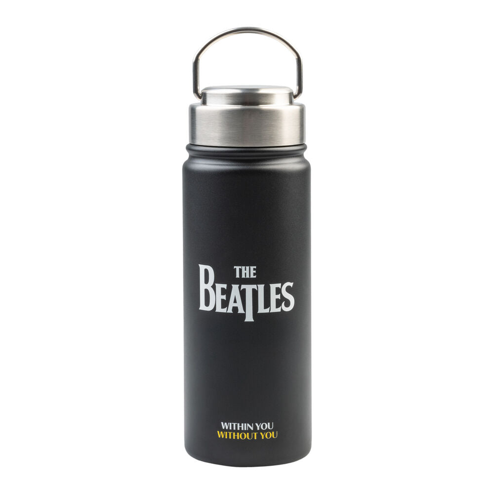 The Beatles Bottiglia Acciaio Inox 500ml con Tappo Ermetico e Maniglia - Nerdscape Nerdscape