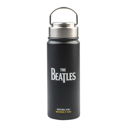 The Beatles Bottiglia Acciaio Inox 500ml con Tappo Ermetico e Maniglia - Nerdscape Nerdscape