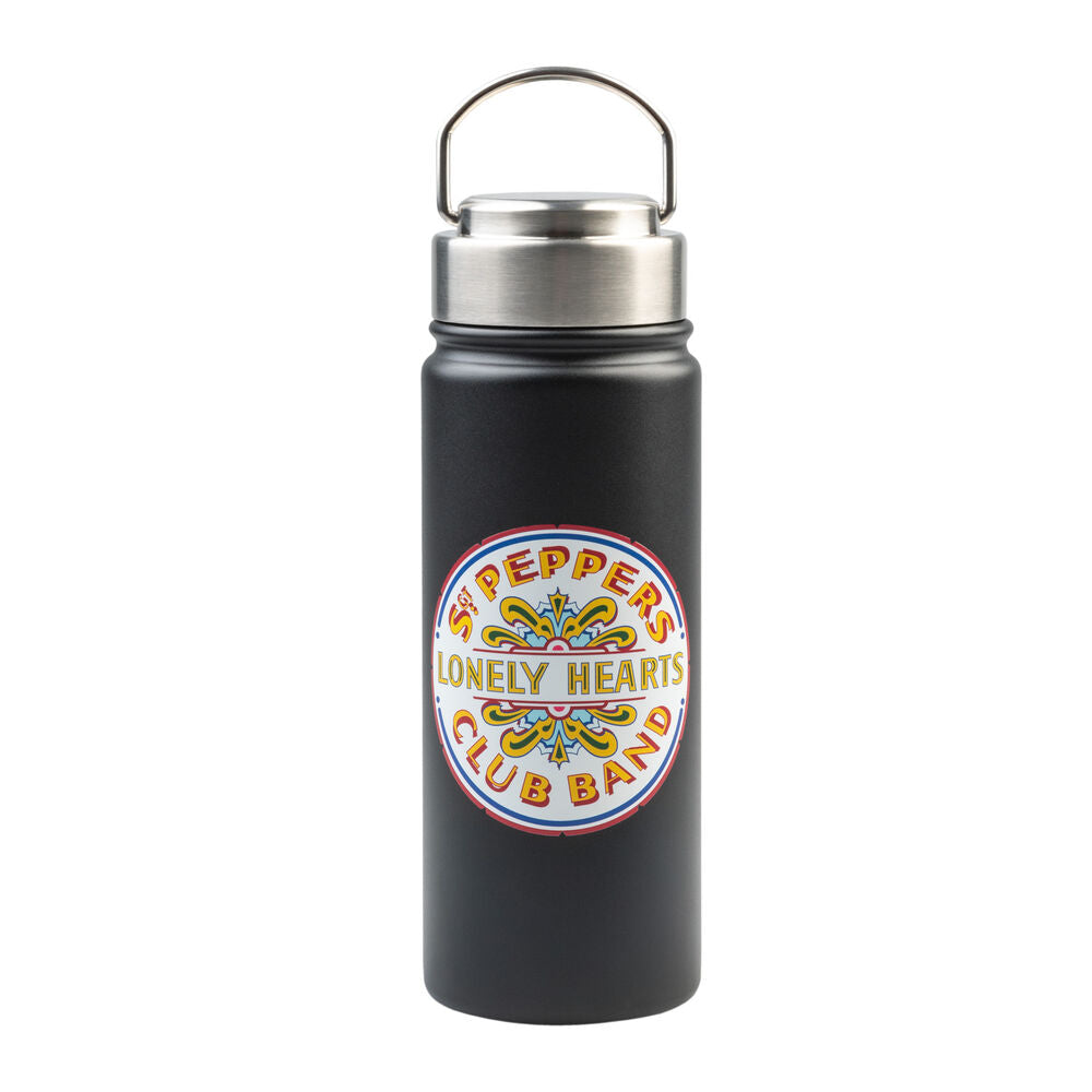 The Beatles Bottiglia Acciaio Inox 500ml con Tappo Ermetico e Maniglia - Nerdscape Nerdscape