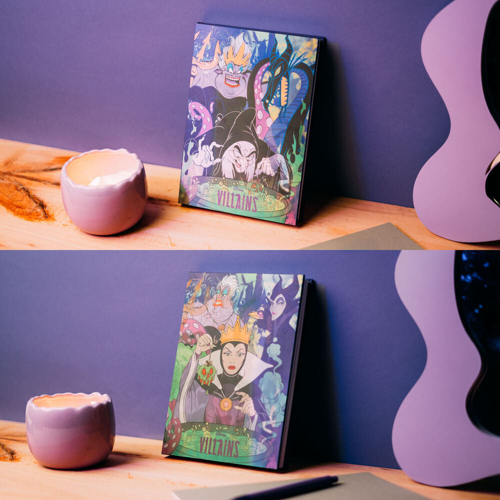 Disney Villains Notebook A5 Lenticolare 3D Hardcover - Colleziona la Magia Nerdscape Nerdscape