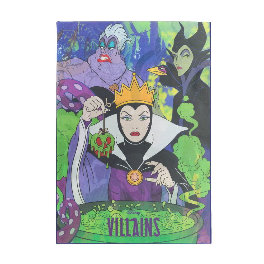 Disney Villains Notebook A5 Lenticolare 3D Hardcover - Colleziona la Magia Nerdscape Nerdscape