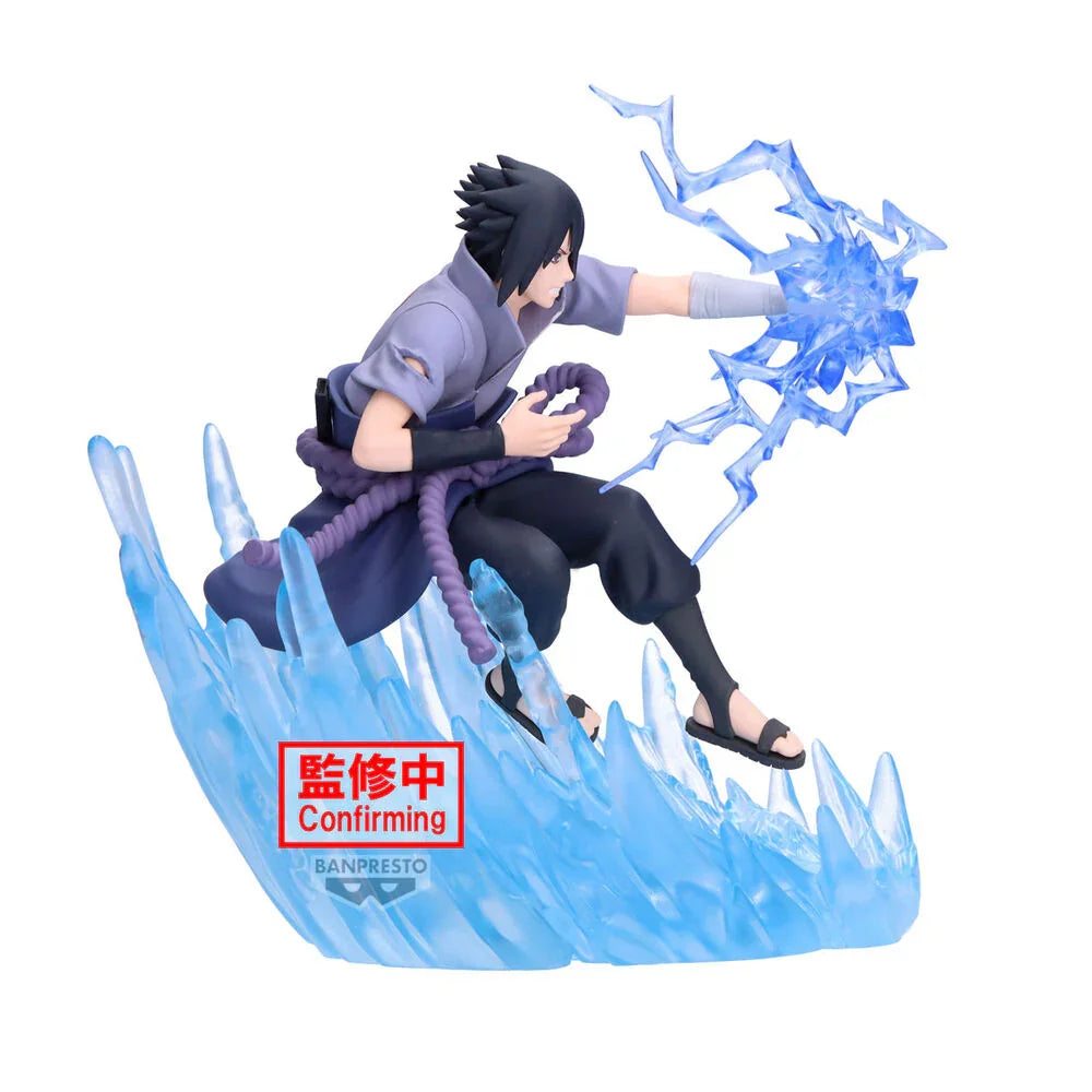 Nerdscape Naruto Shippuden Sasuke Uchiha Combination Battle Figura da Collezione Nerdscape