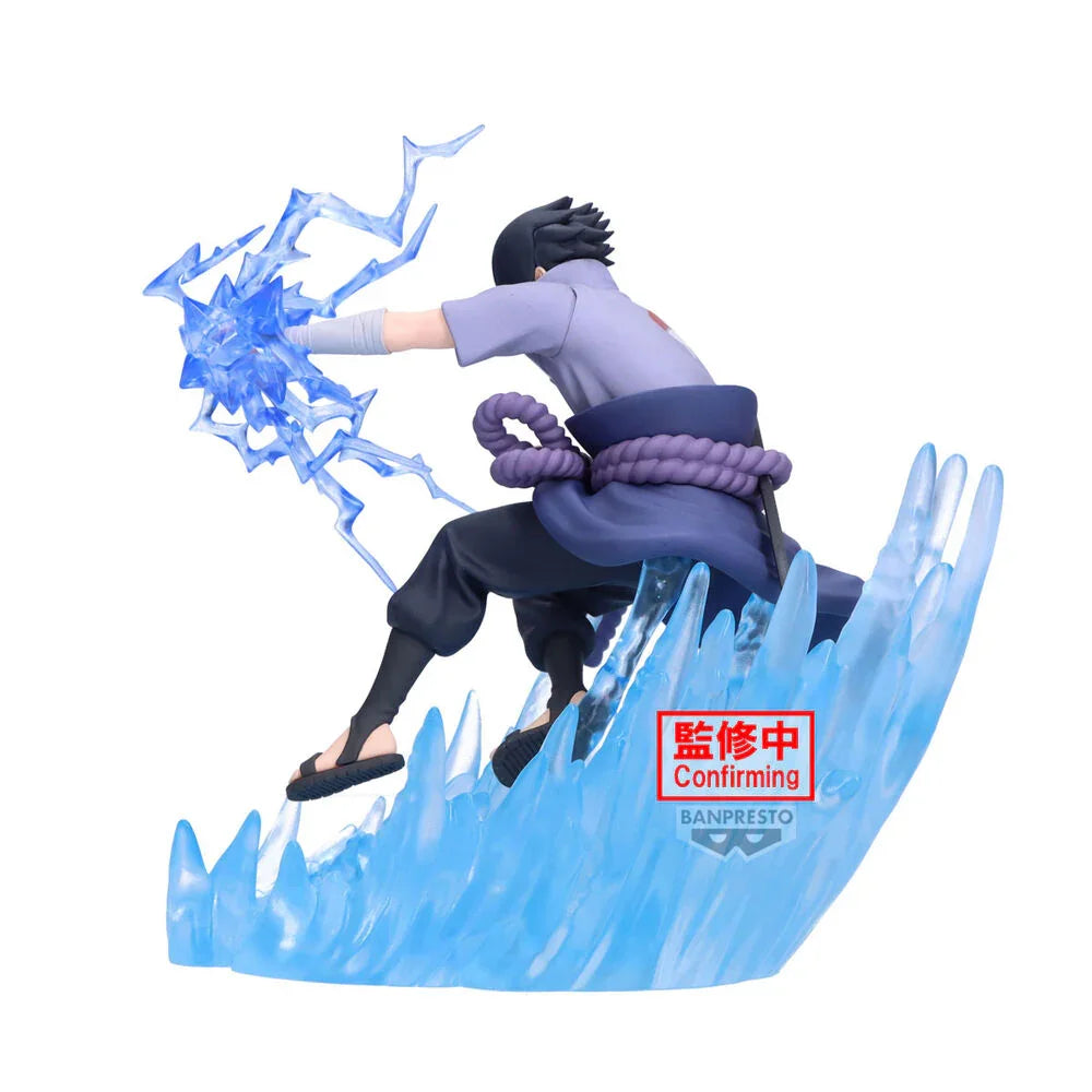 Nerdscape Naruto Shippuden Sasuke Uchiha Combination Battle Figura da Collezione Nerdscape