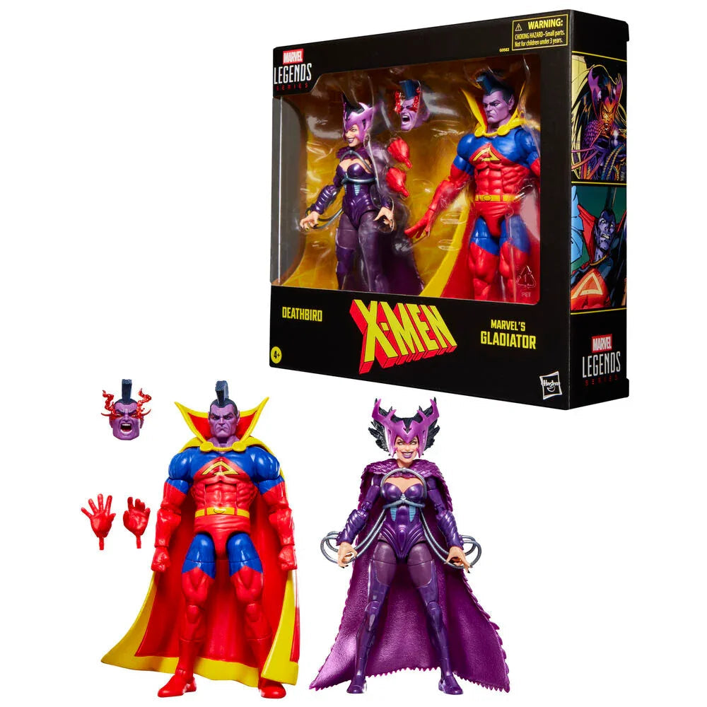 Marvel Legends Series Deathbird & Gladiator X-Men - Figura da Collezione - Nerdscape Nerdscape
