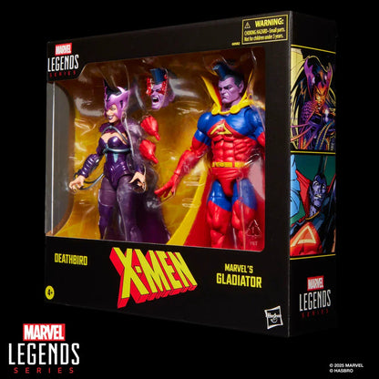 Marvel Legends Series Deathbird & Gladiator X-Men - Figura da Collezione - Nerdscape Nerdscape