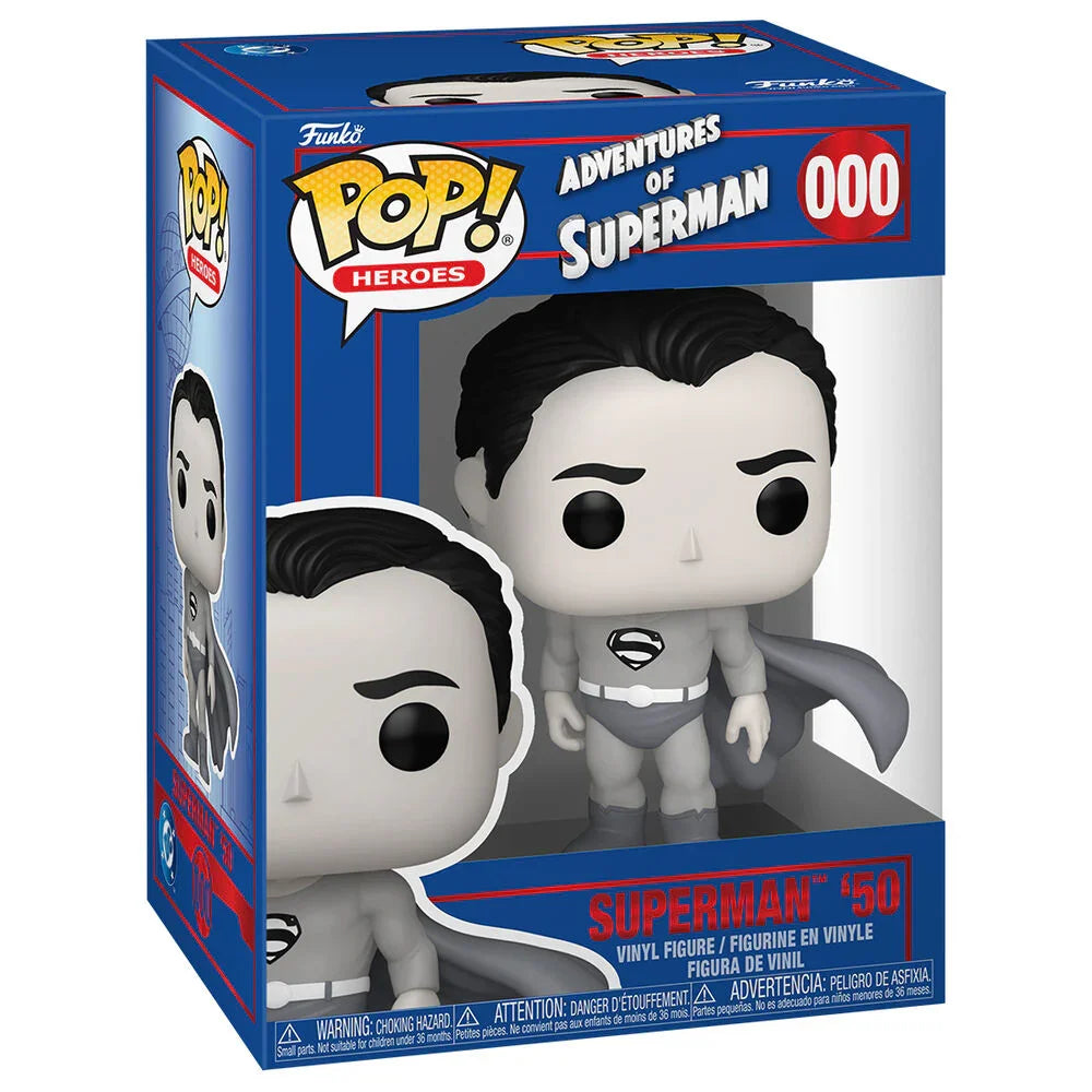 Funko Pop! DC Comics Adventures of Superman Superman 50 - Figura da Collezione Vinyl Nerdscape