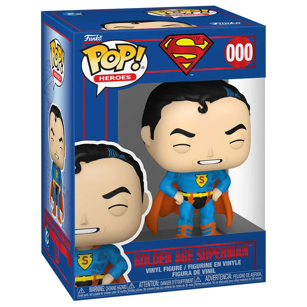 Funko Pop! DC Comics Superman Golden Age - Figura da Collezione Vinyl Nerdscape