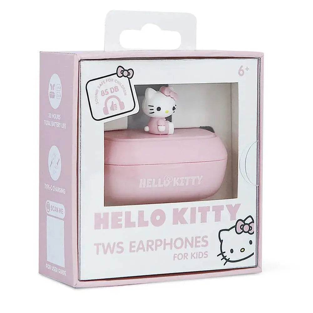 Cuffie wireless bambini Hello Kitty rosa in confezione, accessorio Nerdscape