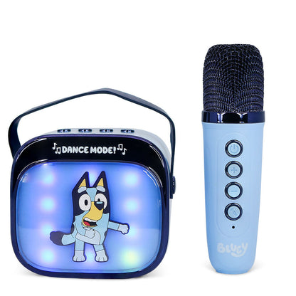Bluey LED Karaoke Speaker and Microphone Nerdscape