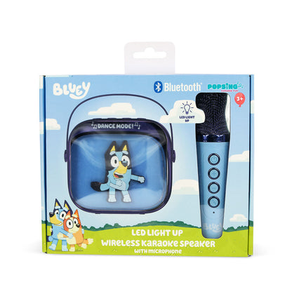 Bluey LED Karaoke Speaker and Microphone Nerdscape