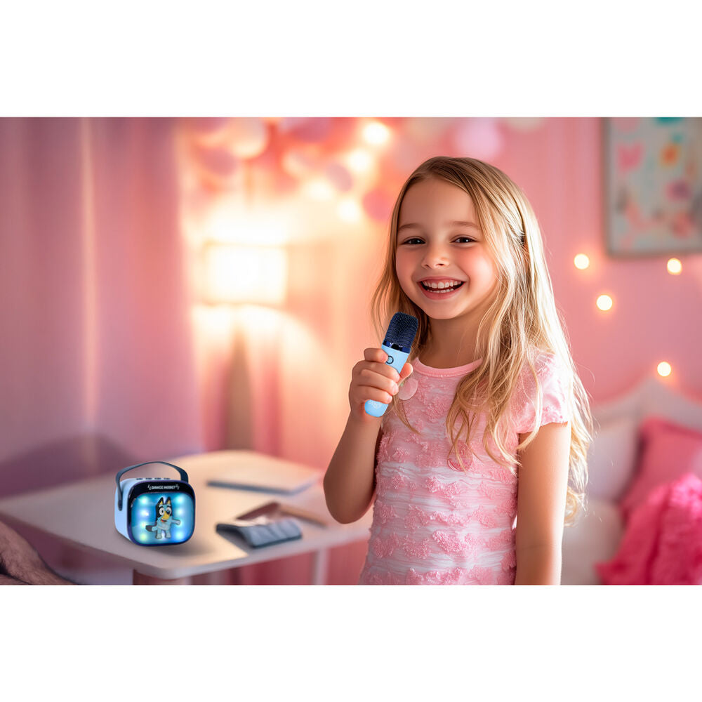 Bluey LED Karaoke Speaker and Microphone Nerdscape