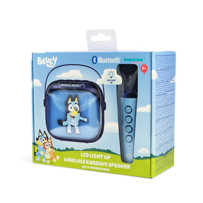 Bluey LED Karaoke Speaker and Microphone Nerdscape
