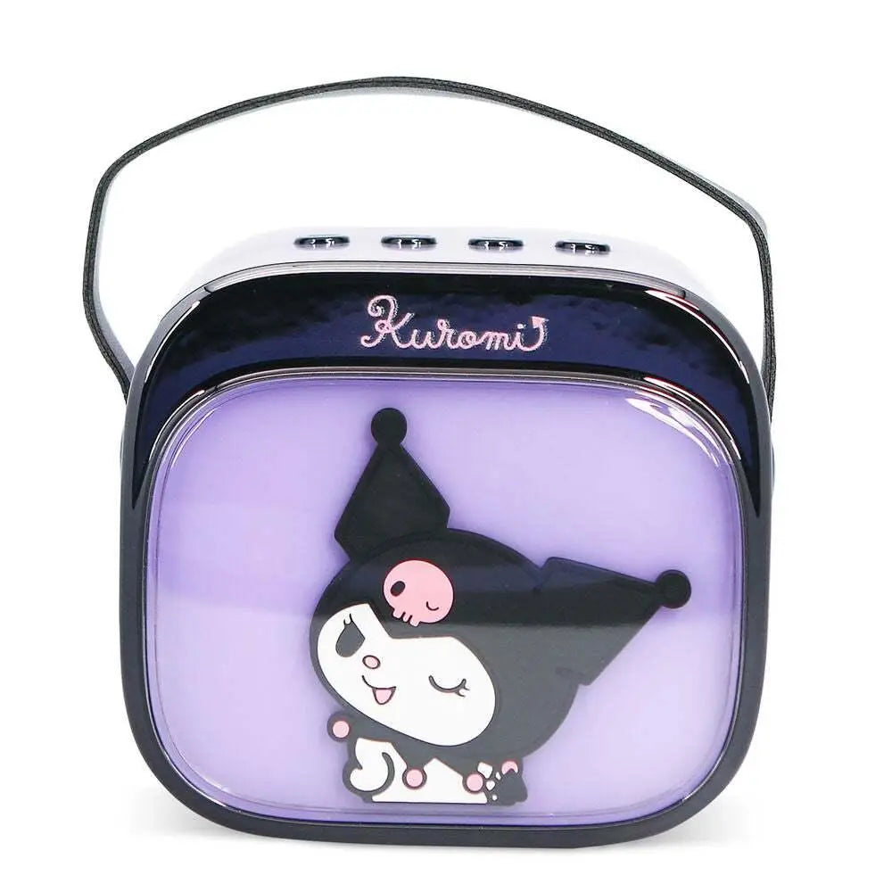Borsa viola Kuromi con grafica personaggio su sfondo per collezionisti NerdScape