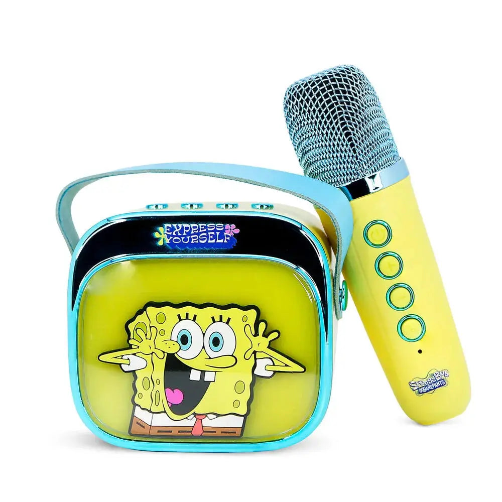 SpongeBob LED Karaoke Speaker and Microphone Nerdscape