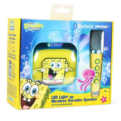 SpongeBob LED Karaoke Speaker and Microphone Nerdscape