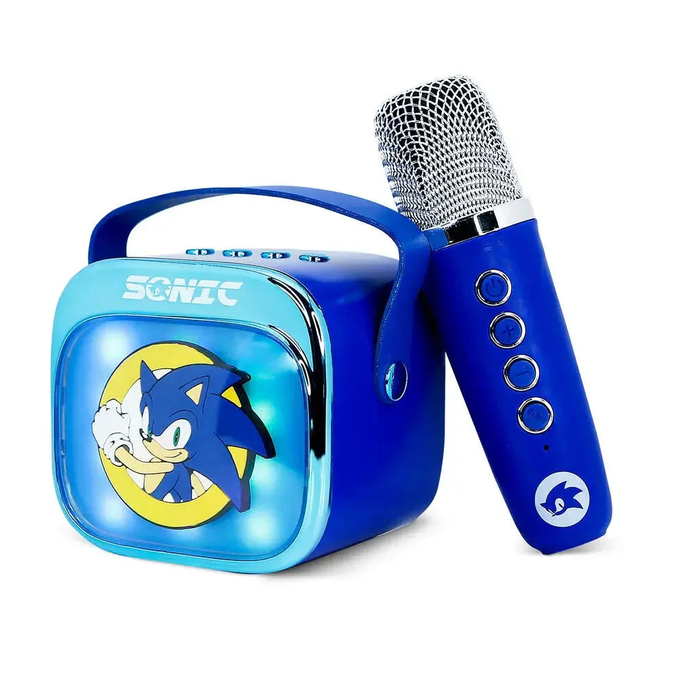 Sonic The Hedgehog LED Karaoke Speaker and Microphone Nerdscape