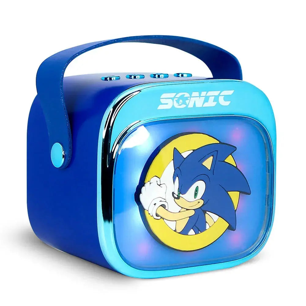Sonic The Hedgehog LED Karaoke Speaker and Microphone Nerdscape